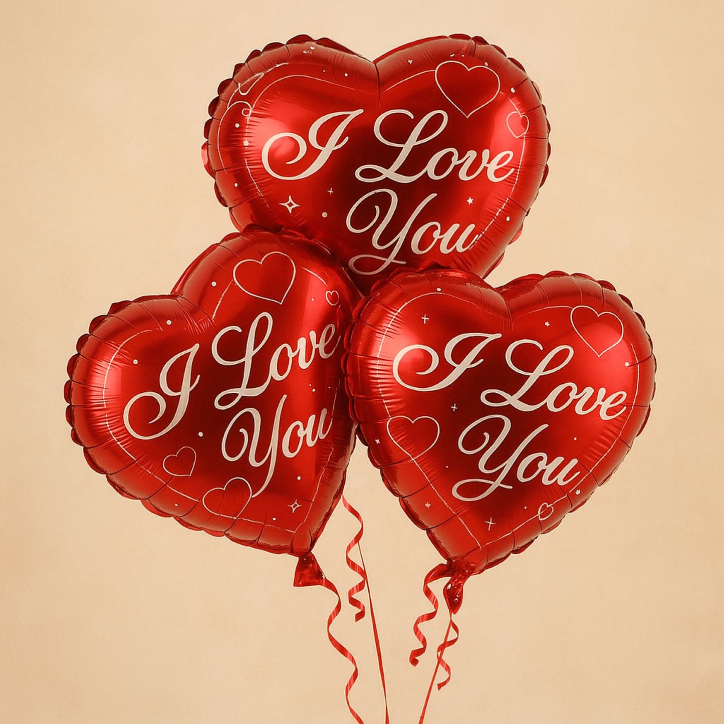 I Love You Foil Balloons