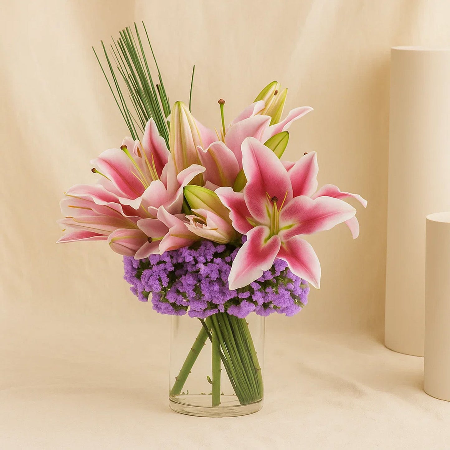 Royal Charm Lily Vase