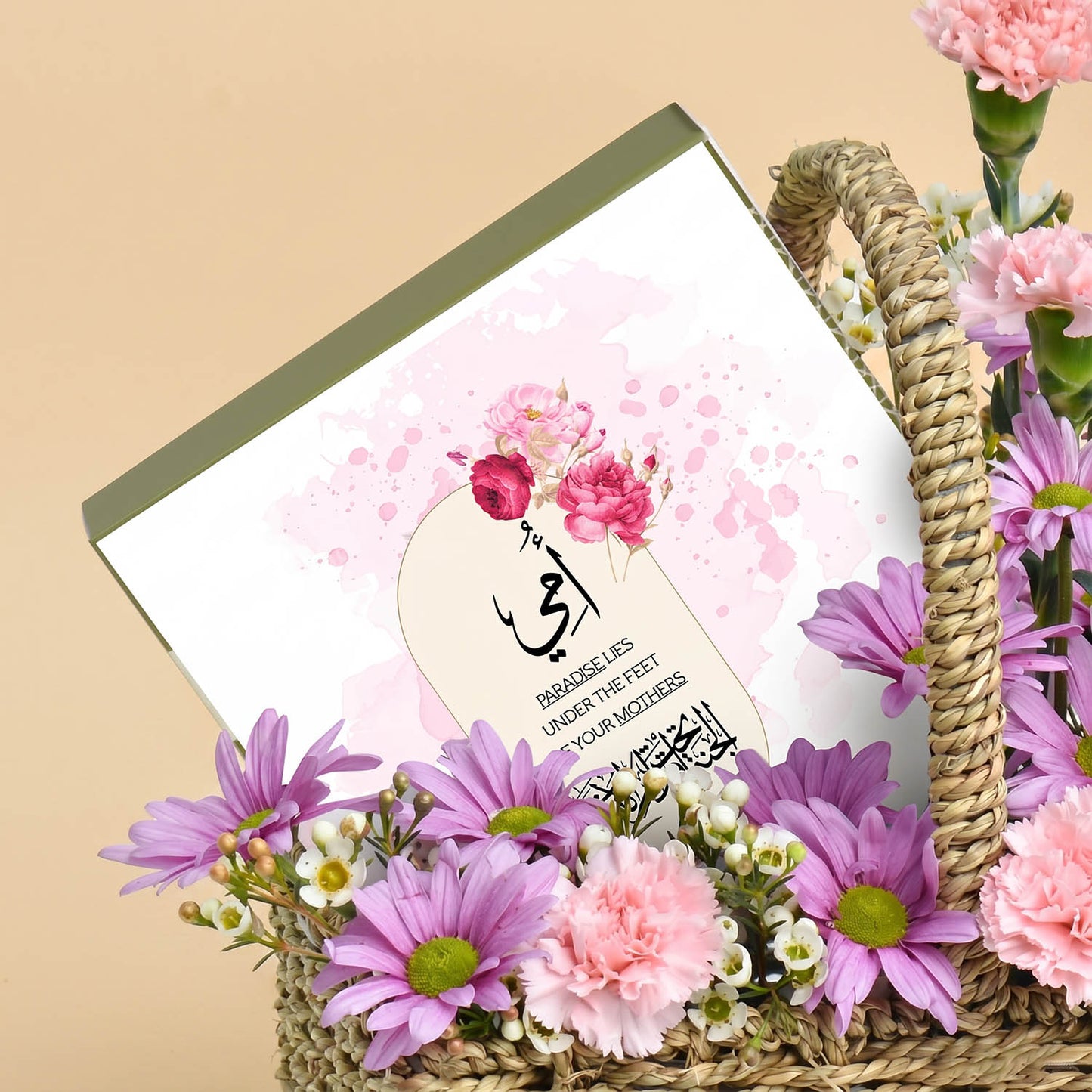 Mothers Gratitude Flower n Chocolate Basket