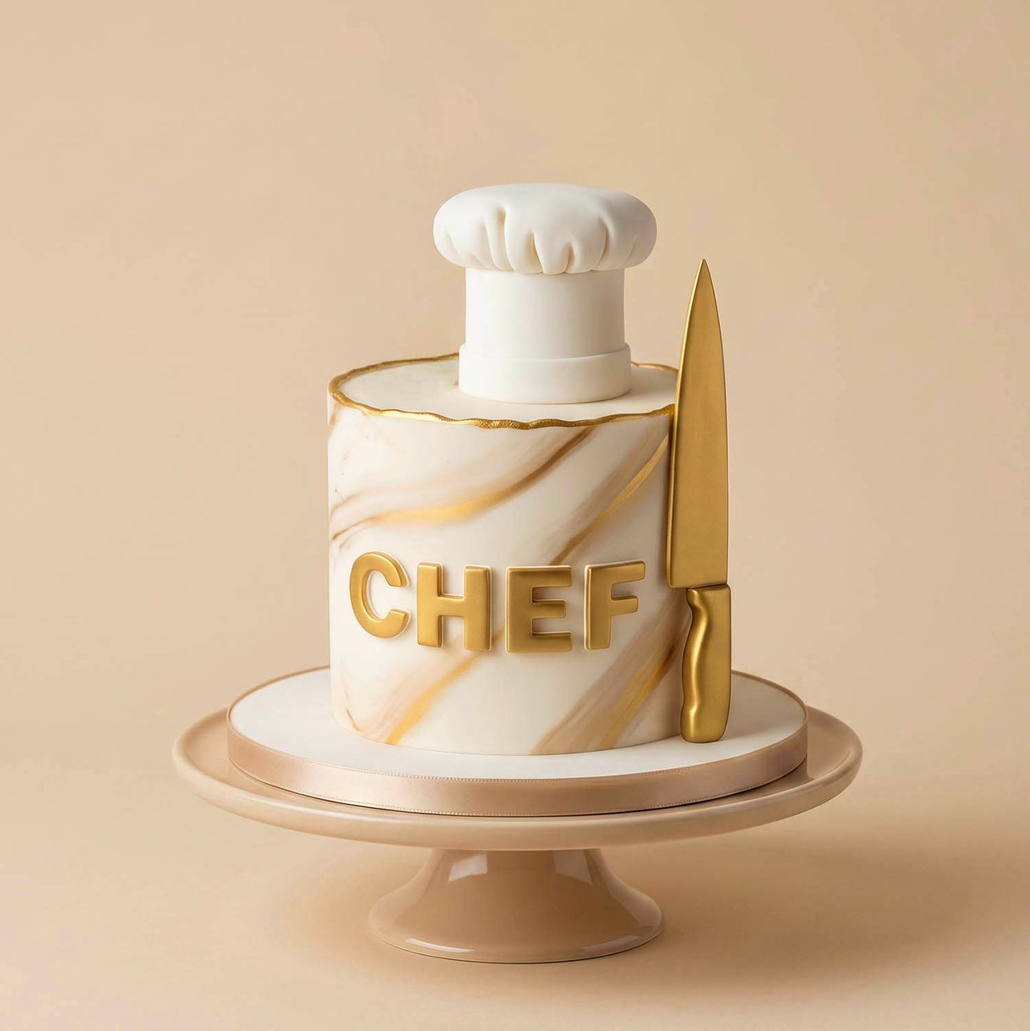Chef Graduation Celebration Cake
