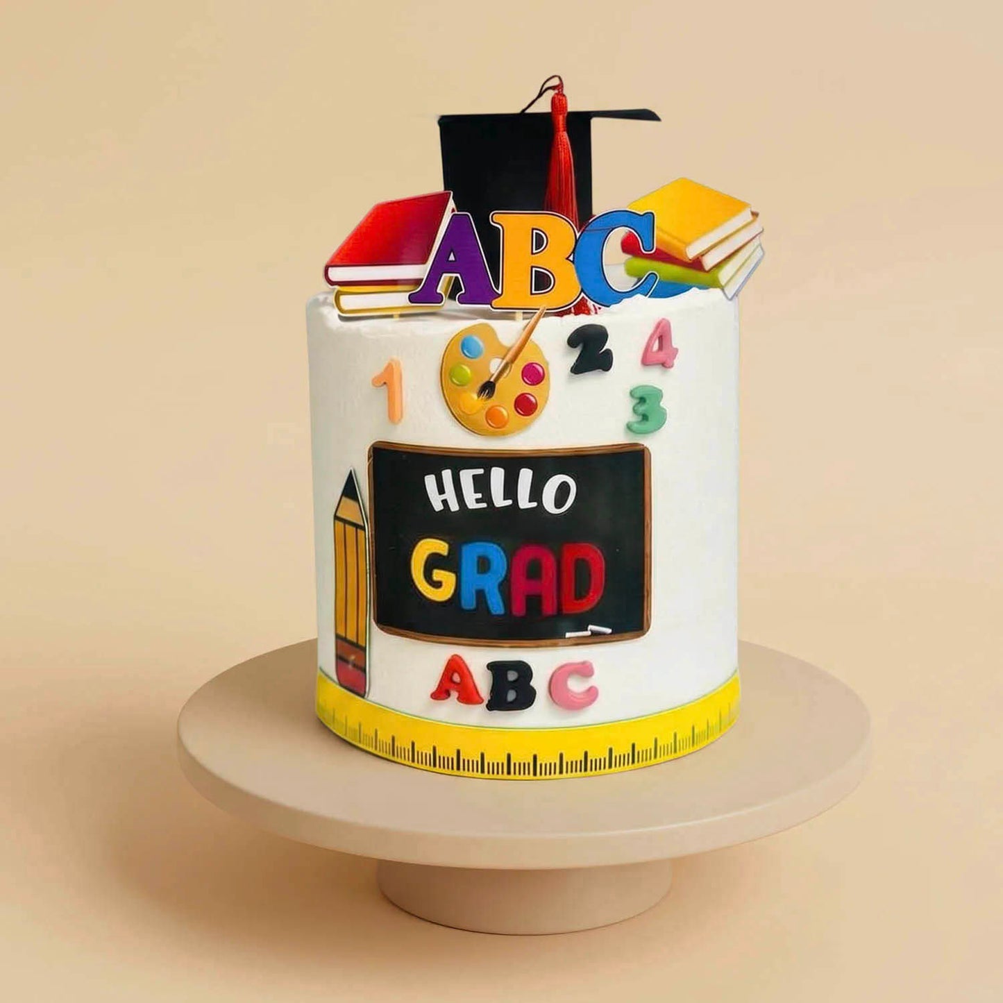School Graduation Chocolate Cake