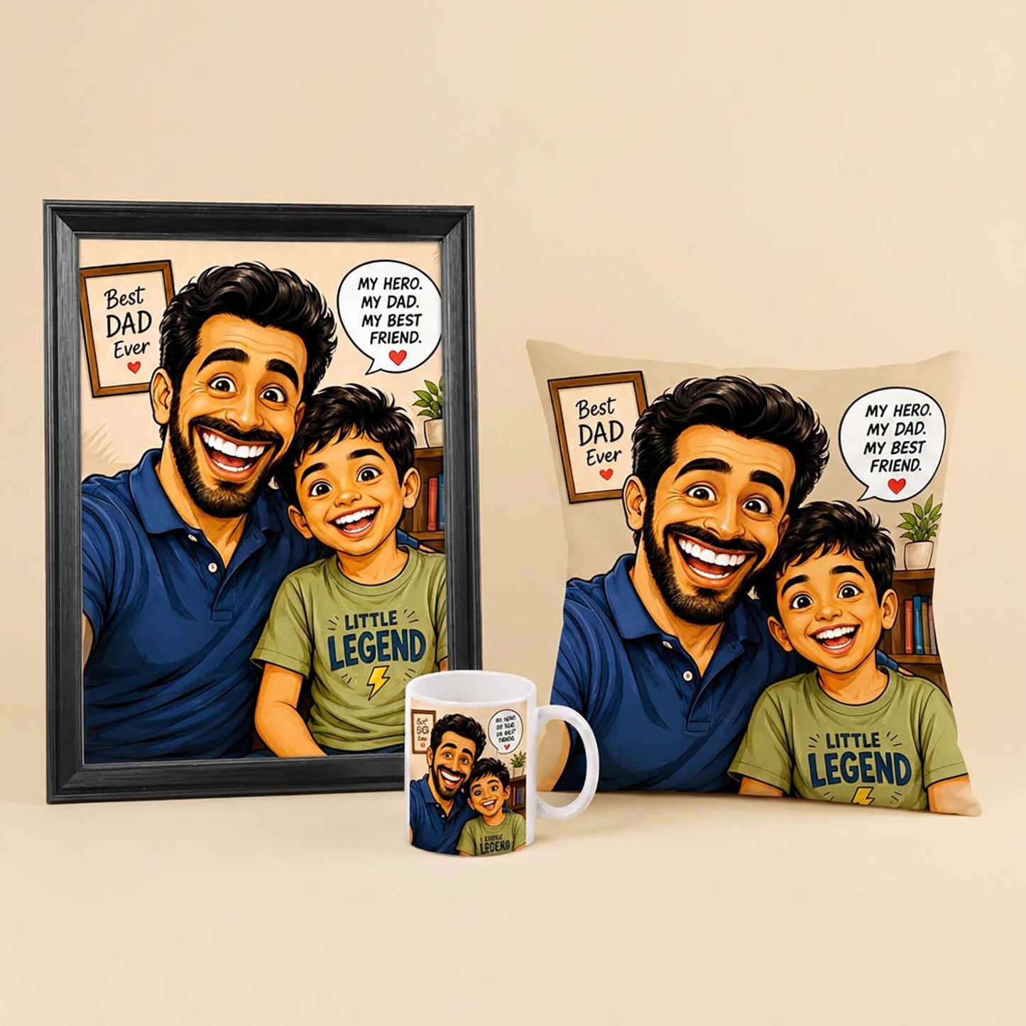 Personalized Dad Memories Combo