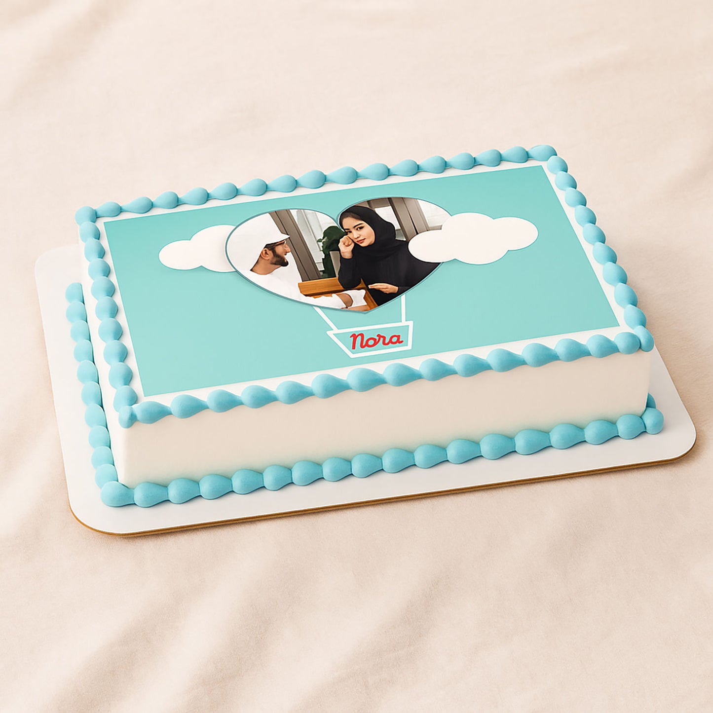 Personalized Photo Cake – Square Edition