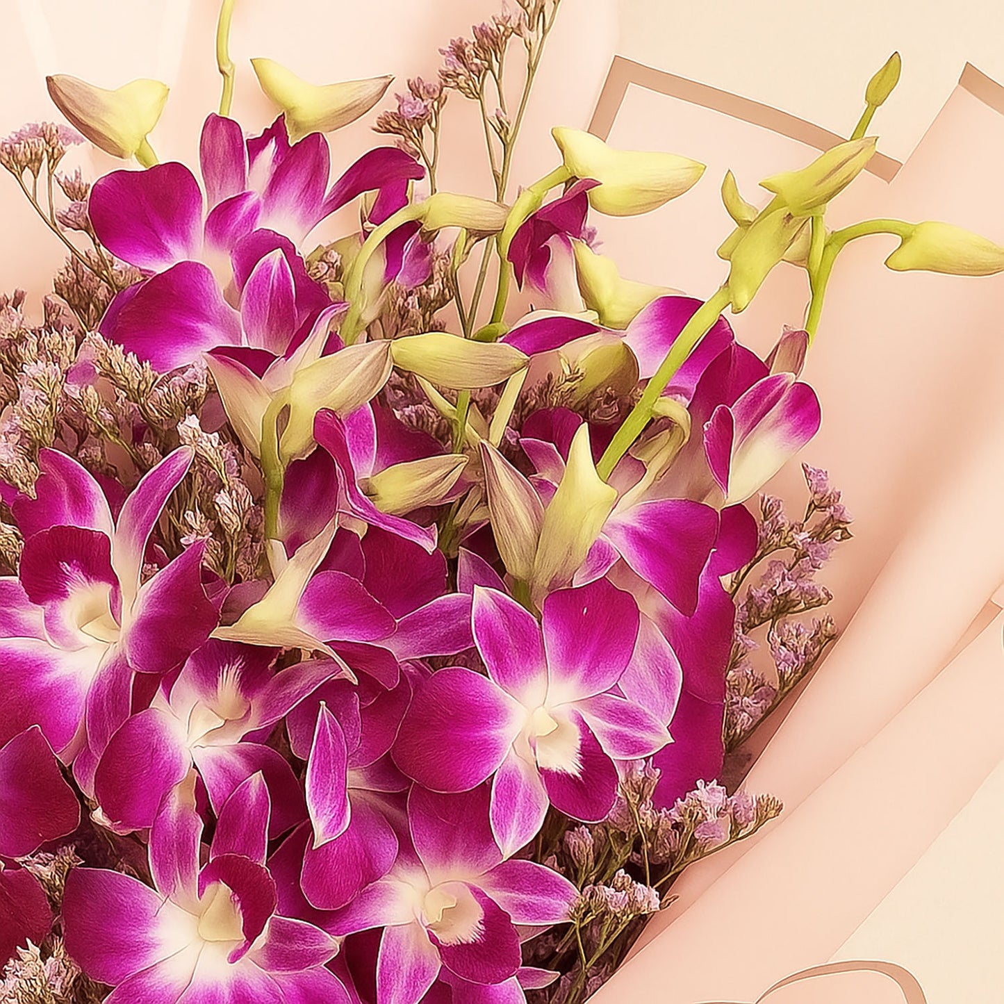 Stunning Purple Orchids | Pink Flower Bouquet