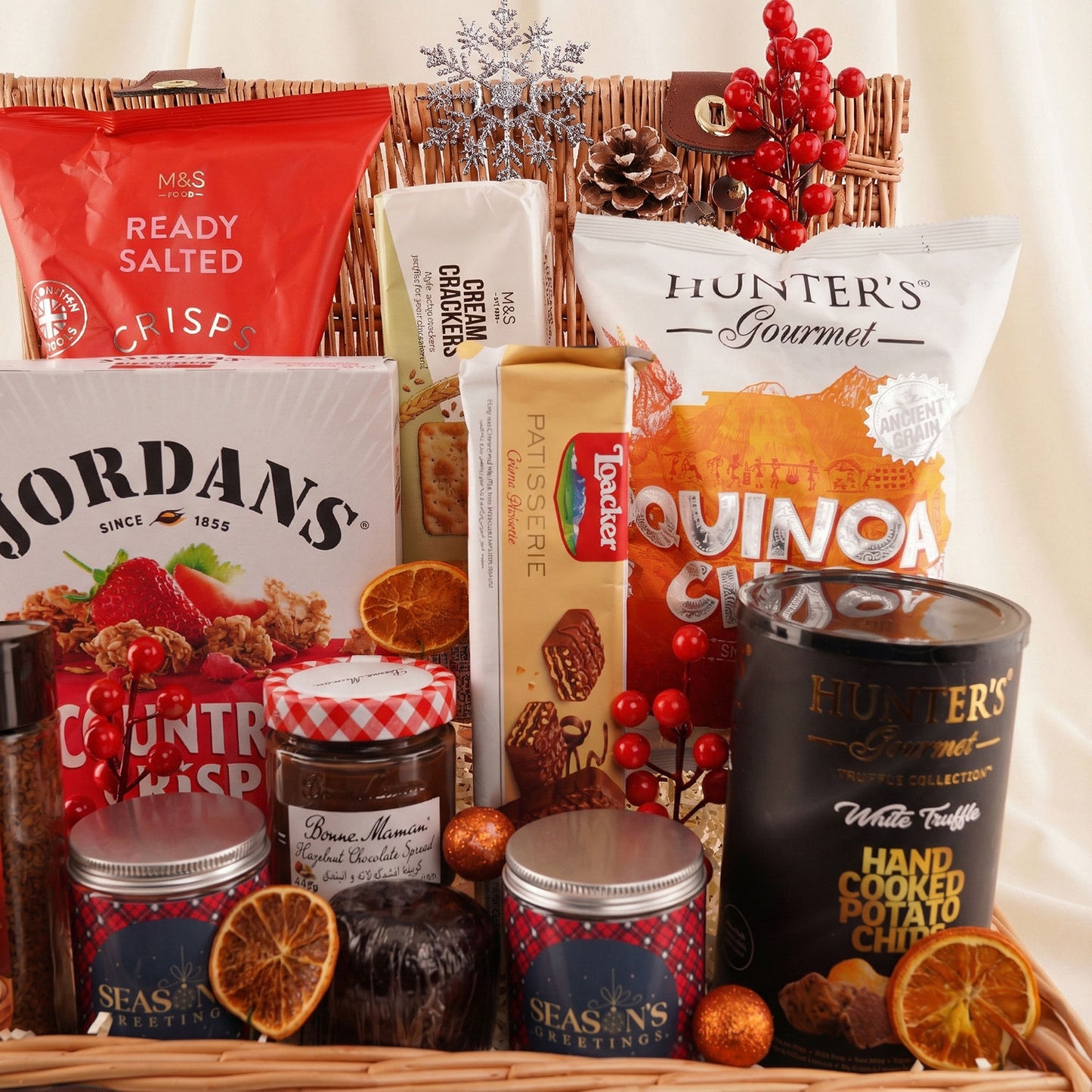 Happy Holidays Premium Gift Basket