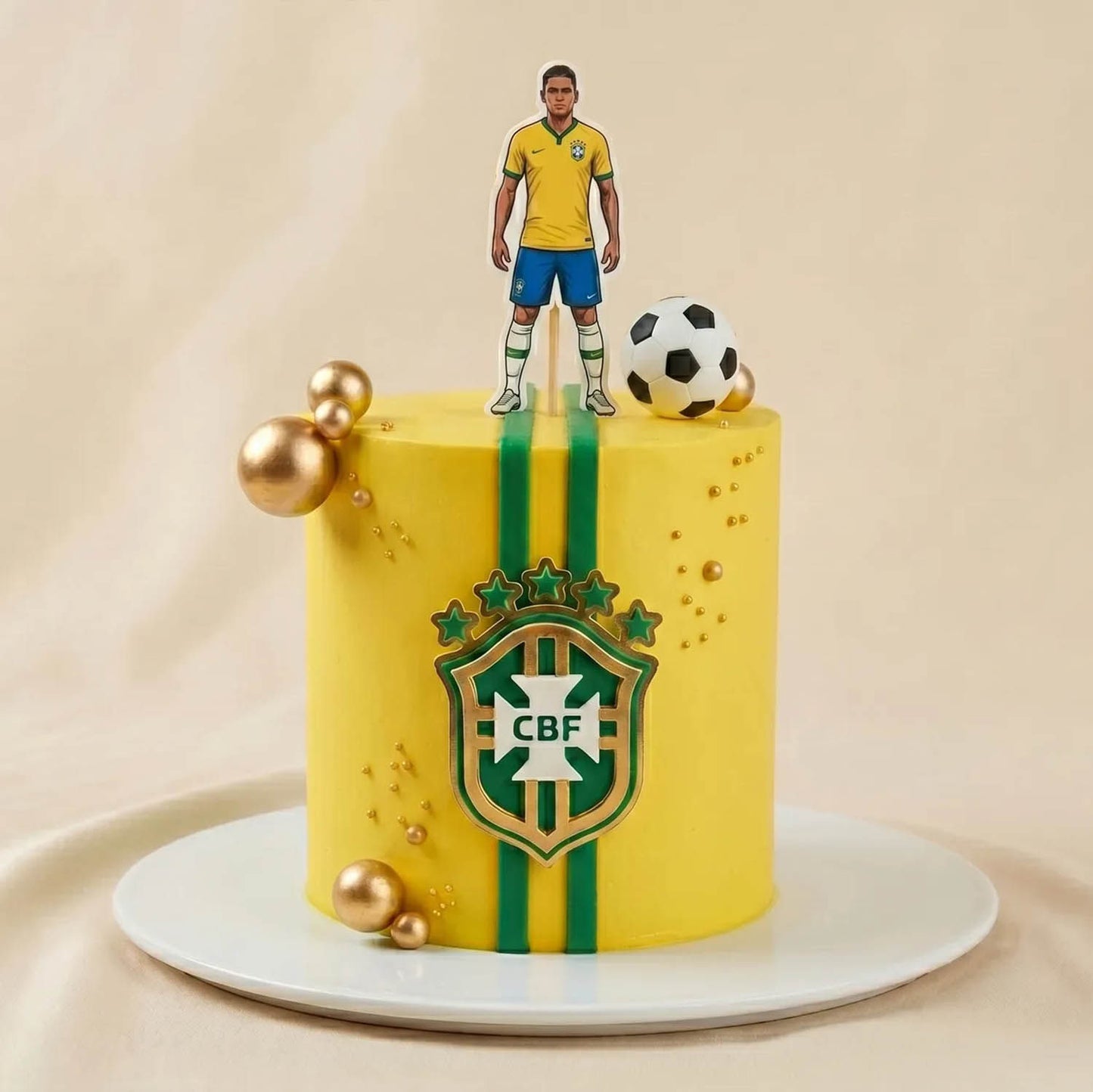 Brazil Football Team Chocolate Cake 1.5 kg
