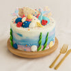 Little Mermaid Design Kids Birthday Cake
