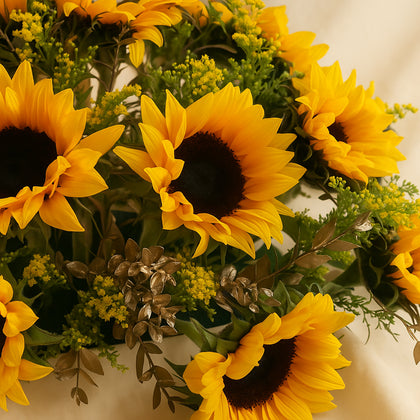 Sunflower Box with Ferrero Rocher Chocolates