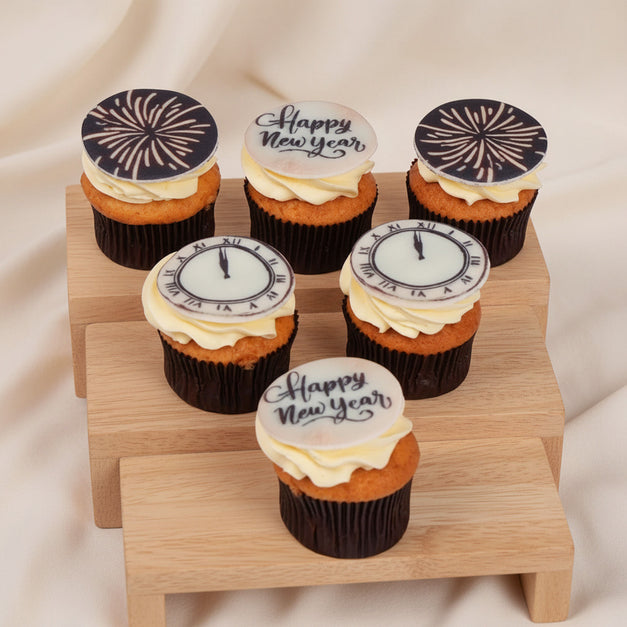 2026 New Year Countdown Cupcakes