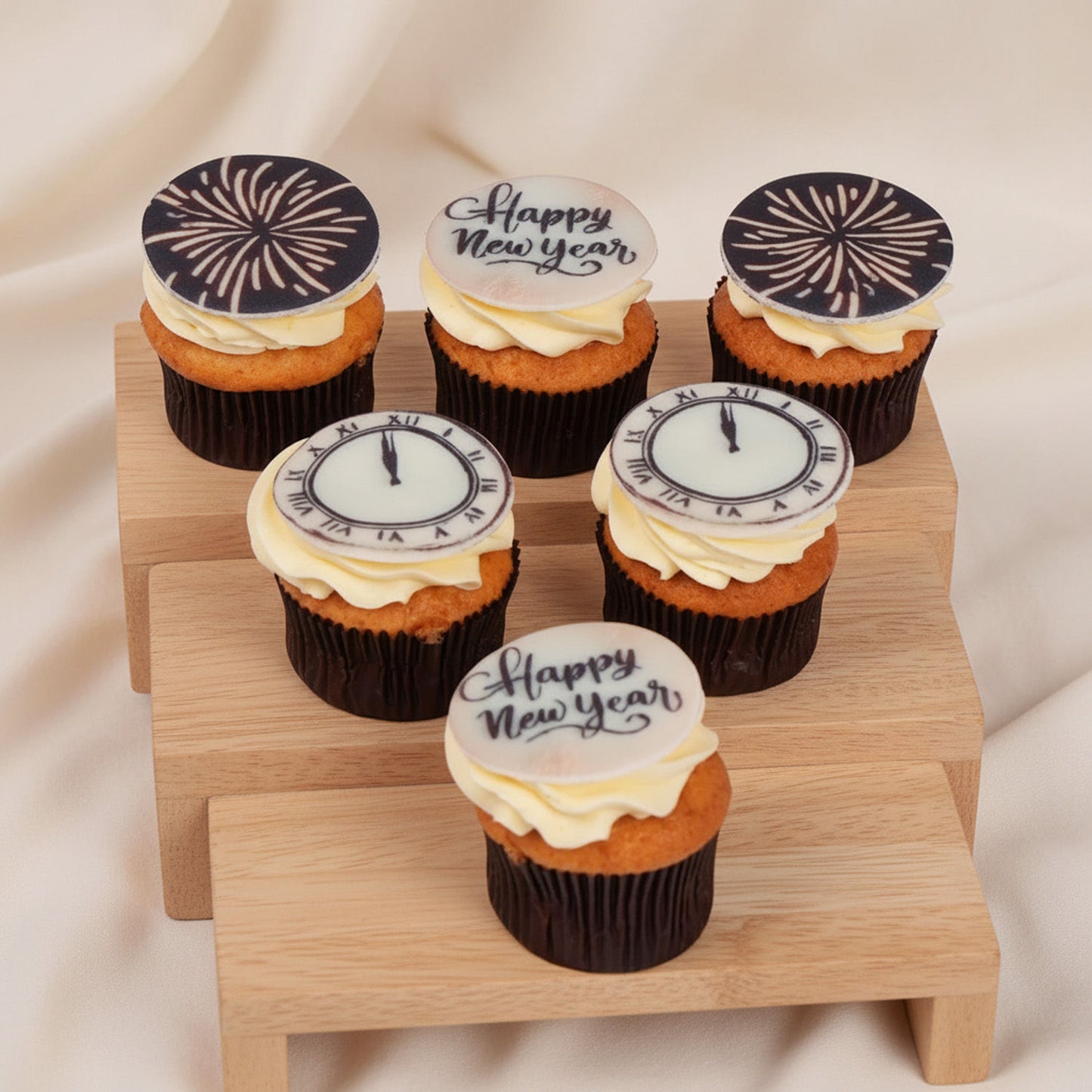 2026 New Year Countdown Cupcakes