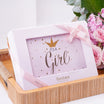 Its A Girl Bostani Chocolate Box N Flower Tray