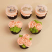 6 Noor Bloom Vanilla Cupcakes