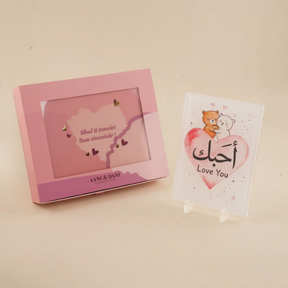 AANI & DANI Chocolate Hearts & Love You Table Top