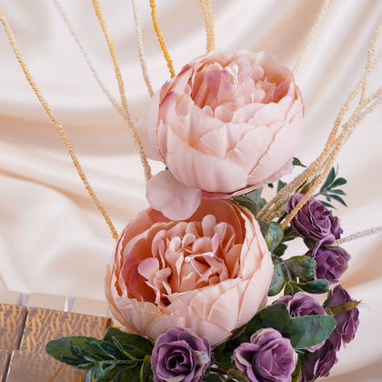 AANI & DANI Tray n Peony Artificial Flower