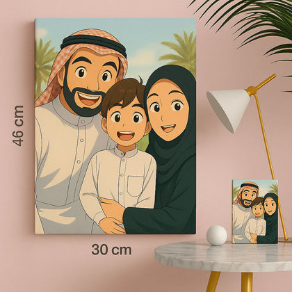Personalize Your Ghibli Canvas Photo Frame