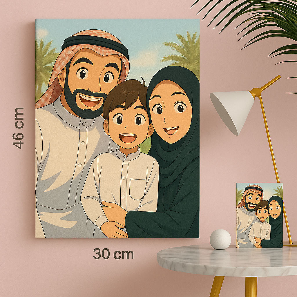 Personalize Your Ghibli Canvas Photo Frame