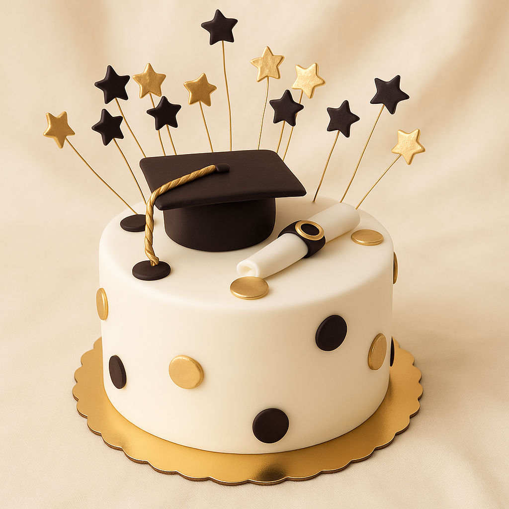 To The Stars Graduation Cake 