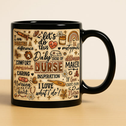 Grateful Message Nursing Graduation Mug