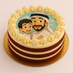 Personalized Ghibli-Style Cake For Dad