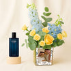 Flower Vase n Davidoff Cool Water Perfume For Dad