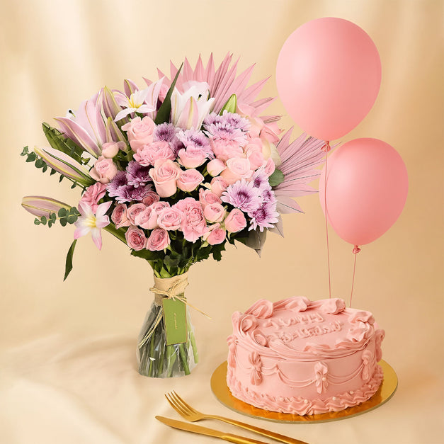 Pink Touch Flower Bouquet