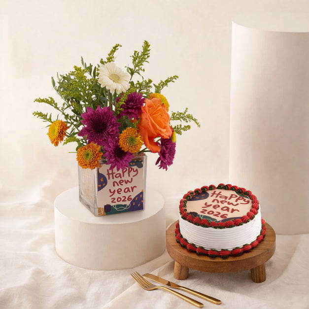New Year Glow Flower Vase