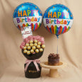 With Mini Cake N Balloons
