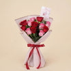 Love Tag Red n Pink Flower Bouquet