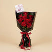 Love Tag Valentine Red Rose Flower Bouquet