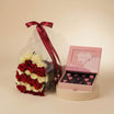 Roses Elegant Bag with AANI & DANI Chocolate Hearts