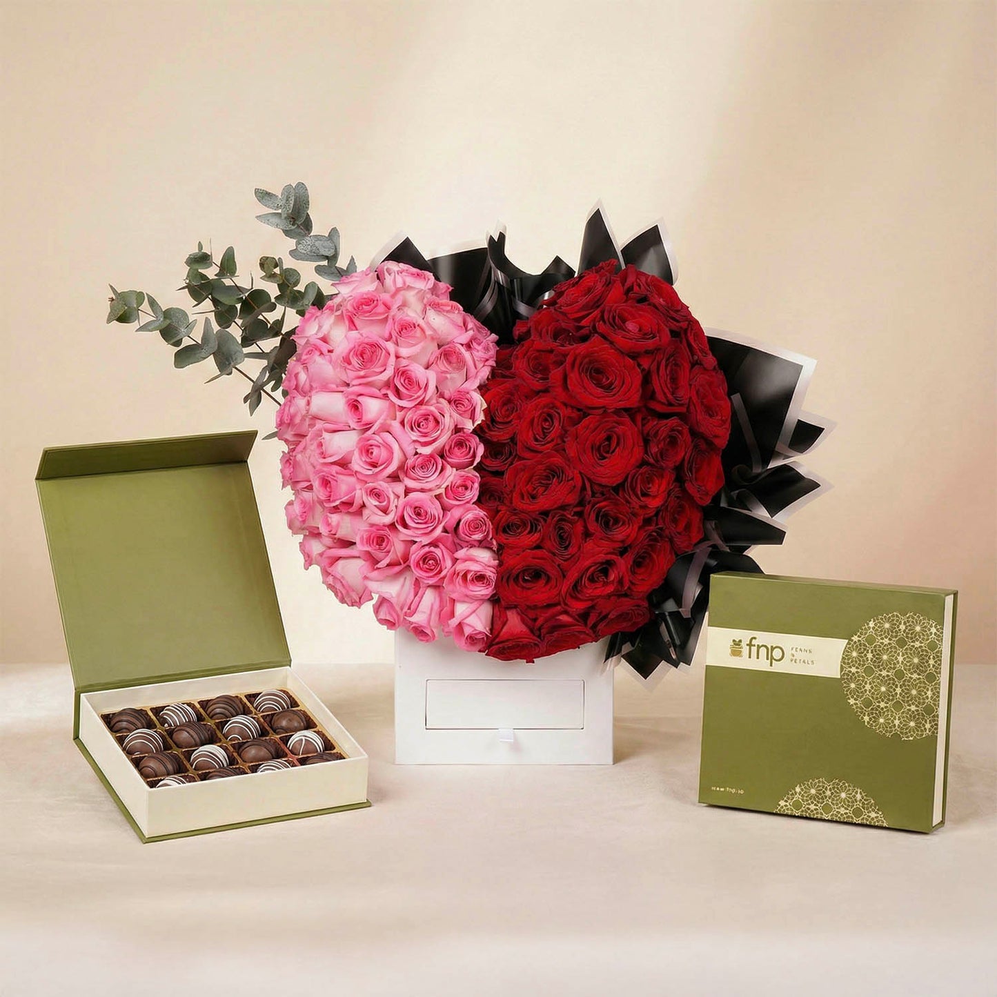 Love Promise | Heart Shape Flower Arrangement