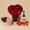 Love Eternal | Red Roses Heart Arrangement