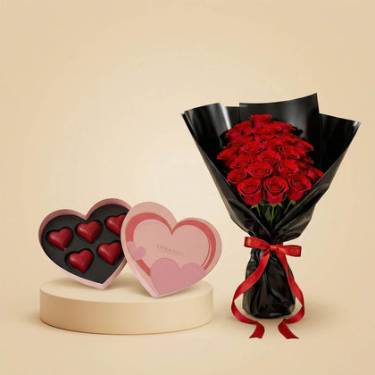 18 Red Roses Bouquet | Love Expression