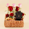 Fontenay Necklace with Rose Basket n Chocolate 