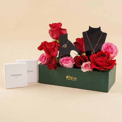 Fontenay Jewelry Set with Love Roses Box