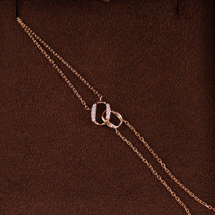 KOOHEJI Gold & Diamond Bracelet with Roses