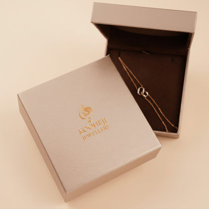 KOOHEJI Gold & Diamond Bracelet with Roses