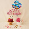 Birthday Party Set Flowers n Cake