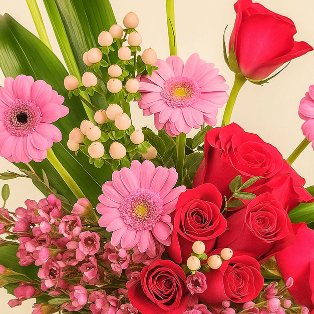 Blooming Pink Elegance Vase