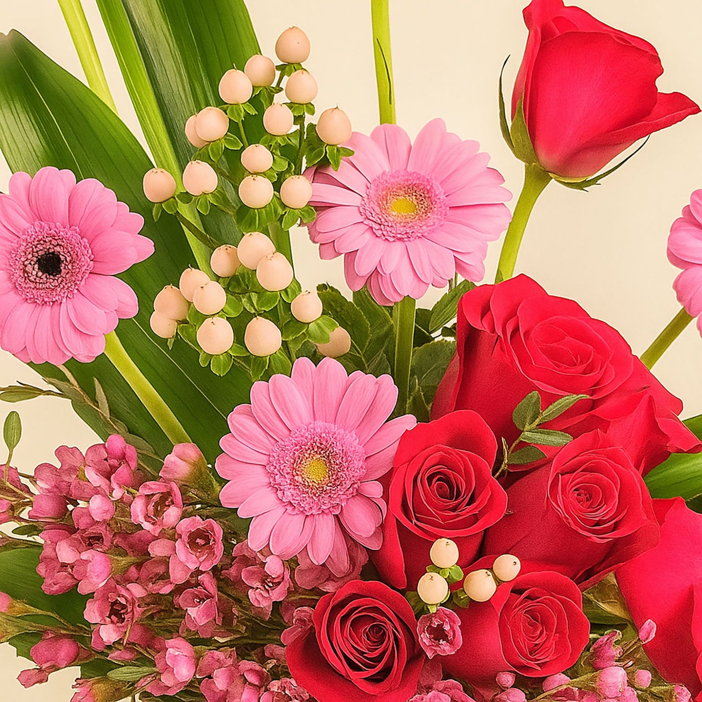 Blooming Pink Elegance Vase