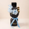 Blue Flowers with Chocolates & Titan Watch for Him