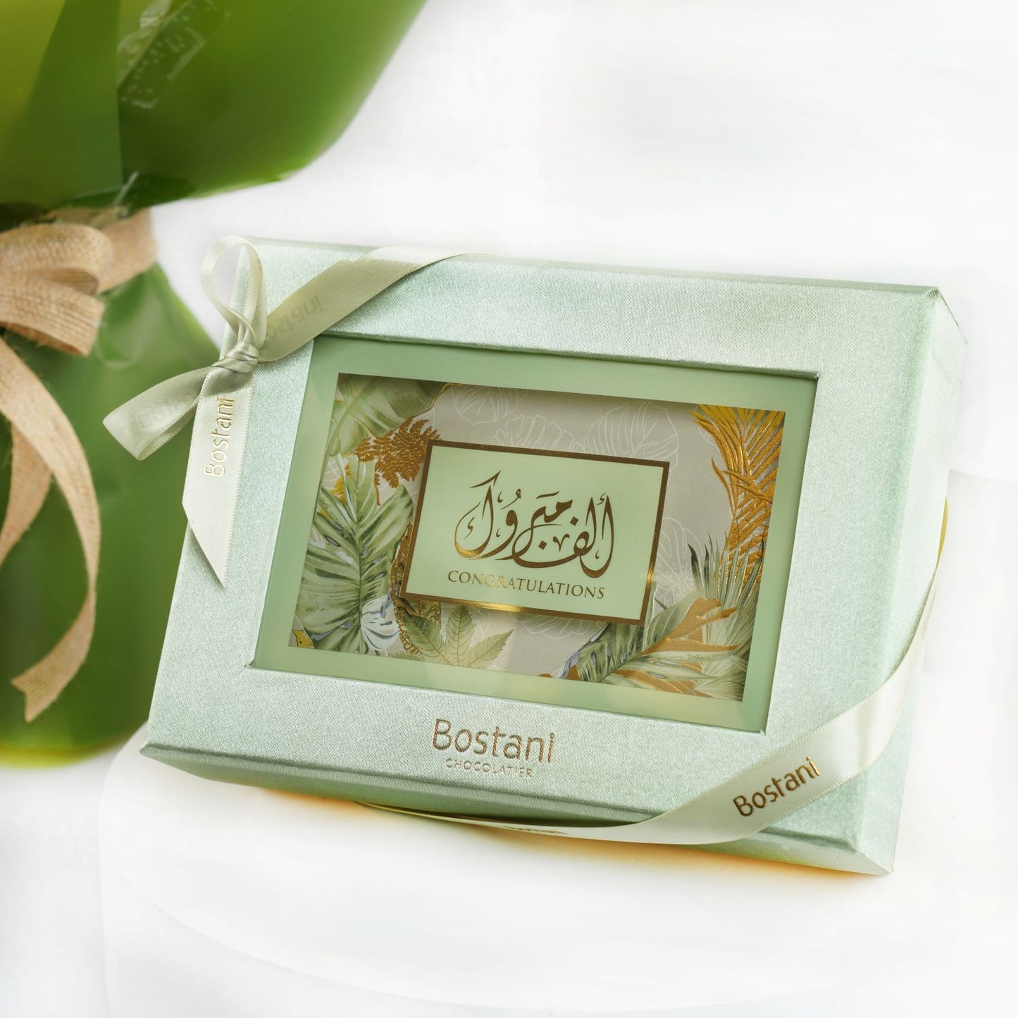 Bostani Congratulations Chocolate Box n Rose Bouquet