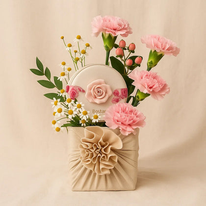 Bostani Rose Box Flower Vase
