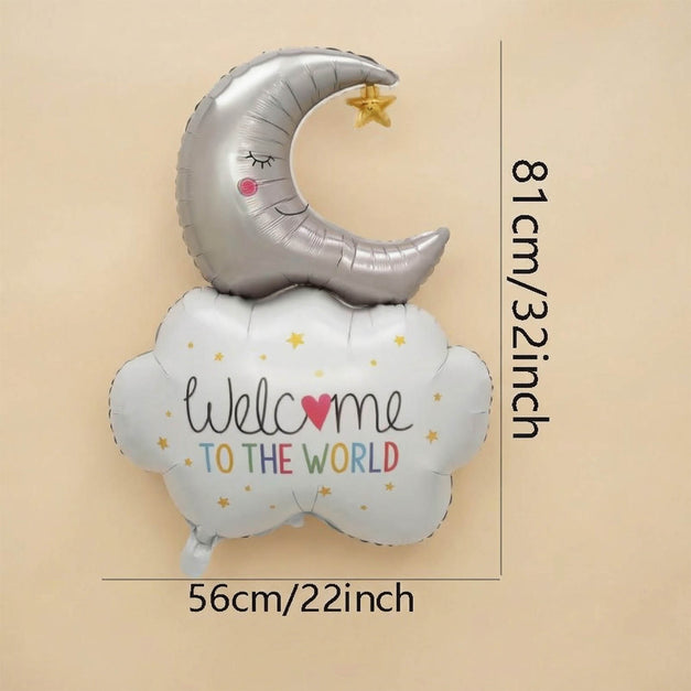 Welcome to the world Foil Balloon