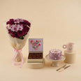 With Chocolate, Cake, & Mug