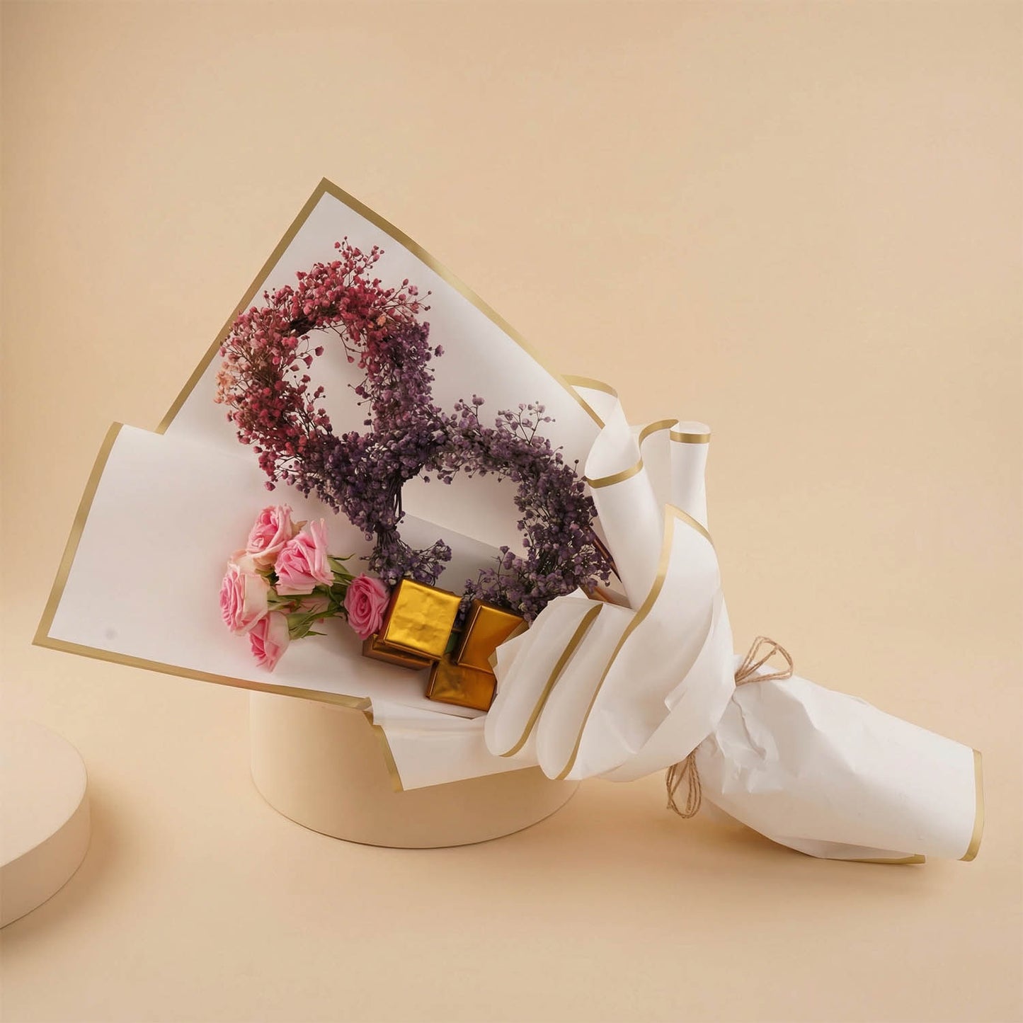 Queen of March Bouquet with Chocolate