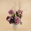 Luxury Purple Flowers in Modern Vase