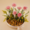 Chocolate with Pink Carnation Box