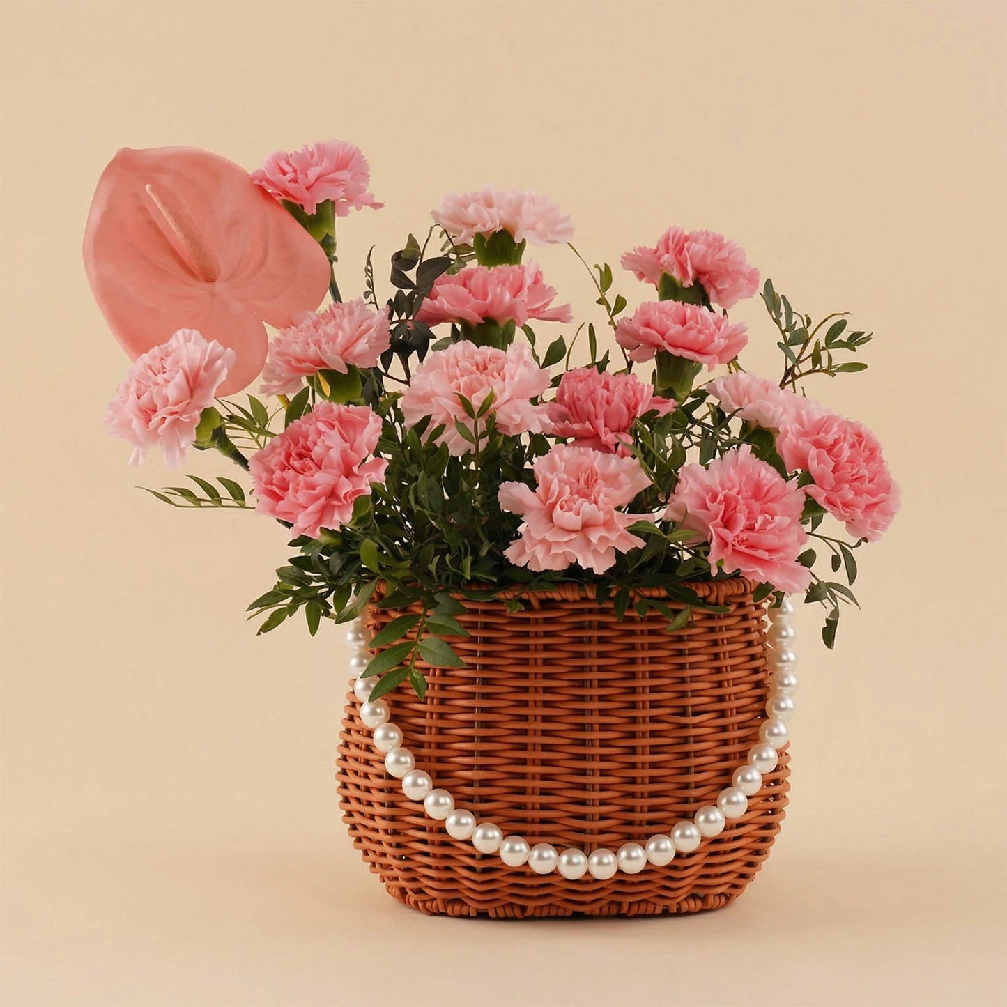 Mother's Tender Love Basket with Chocolate