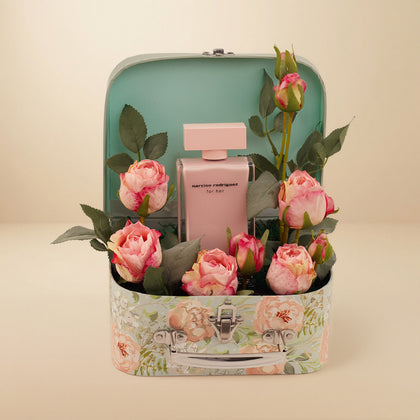 Narciso Rodriguez Perfume for Her Artificial Rose Bag